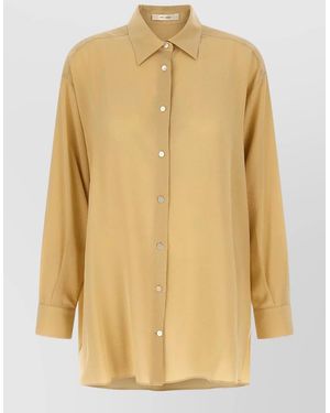 The Row Silk Shirt - Yellow