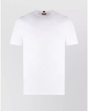 K-Way Cotton Slim-Fit Crew-Neck T-Shirt - White