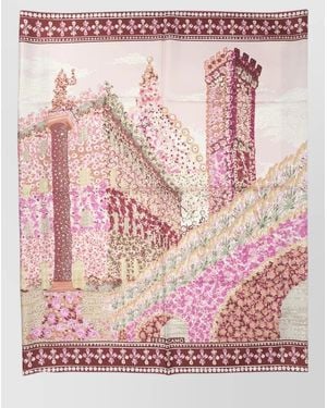 Ferragamo Silk Fiorenza Scarf - Pink