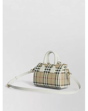 Burberry Archive Check Mini Bowling Crossbody Bag - Multicolor