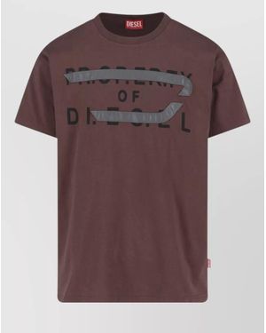 DIESEL Short-Sleeve T-Shirt - Brown