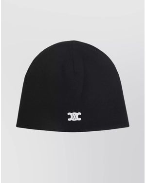 Celine Luxurious Soft Knit Beanie Hat - Blue