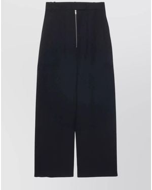 Studio Nicholson Linen Wide-Leg Trousers - Blue