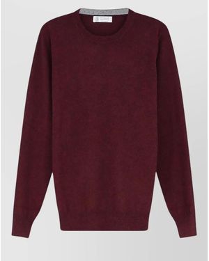 Brunello Cucinelli Cashmere Crewneck Jumper - Purple