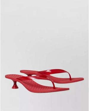 Tory Burch Jelly Heel Flip Flops 40Mm Height - Red