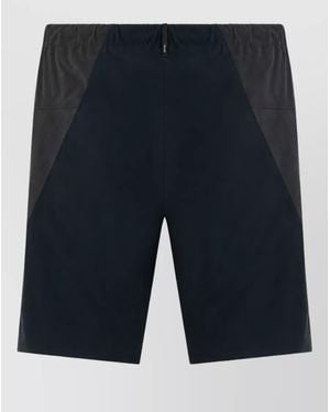 Veilance Elastic Waist Straight-Leg Chino Shorts - Blue