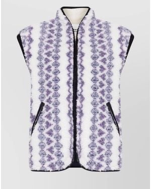 Isabel Marant Printed Reversible Vest - Blue