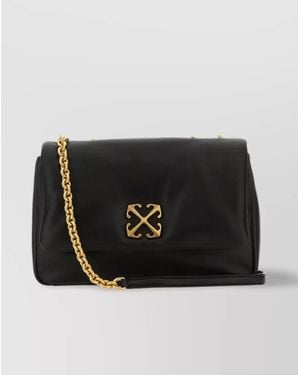 Off-White c/o Virgil Abloh Nappa Leather Jitney Puffer Bag - Black