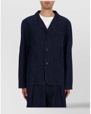 YMC Regular-Fit Shirt Jacket - Blue