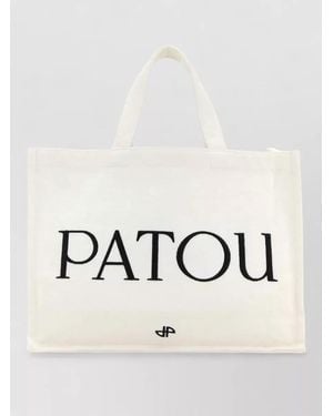 Patou Canvas Tote Bag - Natural