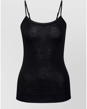 CALIDA Fitted Camisole Top Lightweight Spaghetti Straps - Black