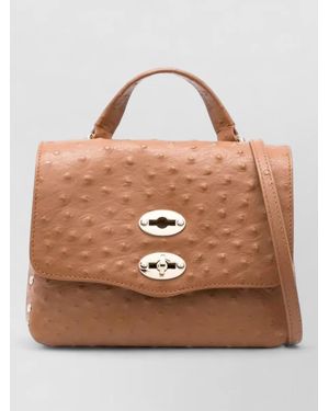Zanellato Cactus Baby Crossbody Bag Top Handle - Brown