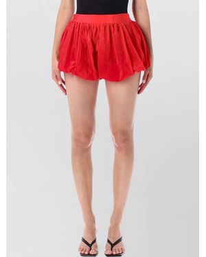 Frankie Shop Gathered Bubble Hem Mini Shorts