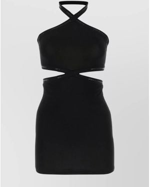 Alexander Wang Asymmetric Cutout Mini Dress - Black