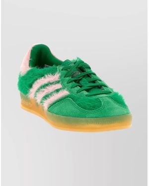 adidas Originals Indoor Low-Top Furry Trainers - Green