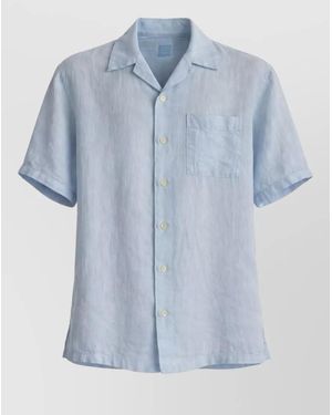 120% Lino Linen Shirt - Blue