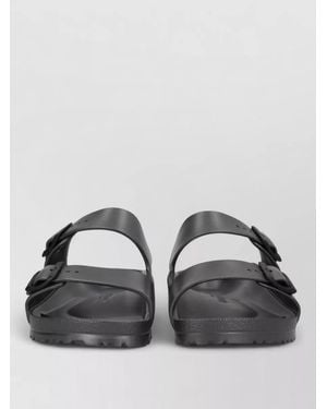 Birkenstock Sandals Open Toe Flat Sole Double Strap - Grey