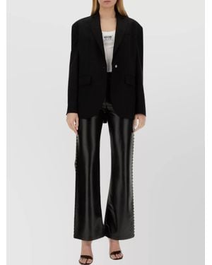 Moschino Single-Breasted Blazer - Black