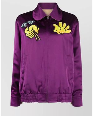 KENZO Bomber Jackets - Purple