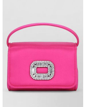 Roger Vivier Pilgrim Nano Shoulder Bag - Pink