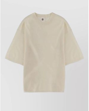 THE GARMENT Como Knit Oversized Round Neck T-Shirt - White