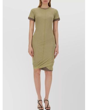 Sportmax Cotton Knee-Length Dress - Green