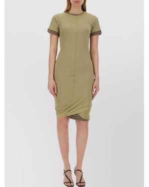 Sportmax Cotton Knee-Length Dress - Green