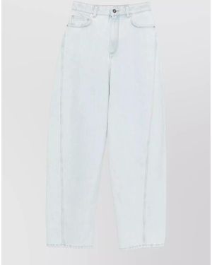 Givenchy Denim Wide-Leg Jeans - White