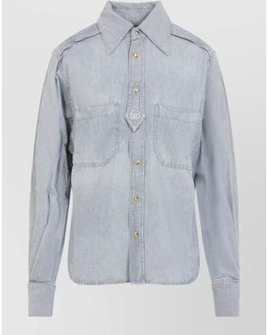 Celine Denim Shirt - Blue