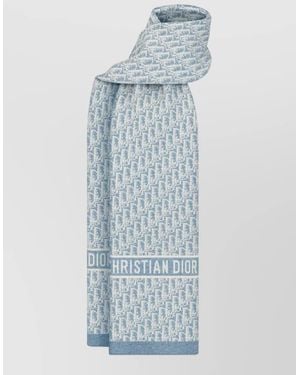 Dior Cashmere Scarf - Blue