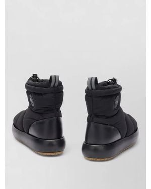 Canada Goose Leather Padded Boots - Black