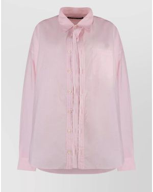 Y. Project Stretch Cotton Shirt - Pink