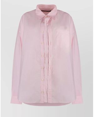 Y. Project Stretch Fabric Cotton Shirt - Pink