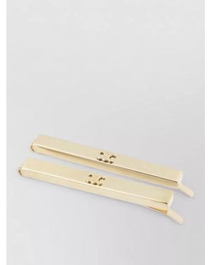 Celine Triomphe Tone Hair Slide Duo - Natural