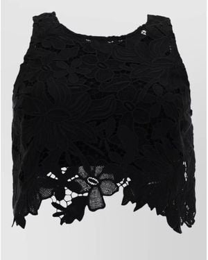 Sportmax Macramé Top - Black