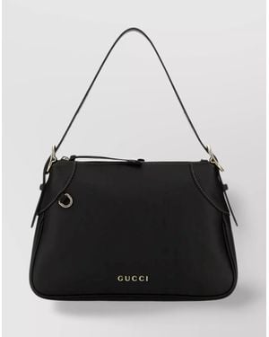 Gucci Iconic Calf Leather Handbag - Black