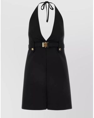 Miu Miu Stretch Wool Dress - Black