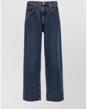 Agolde Denim Wide-Leg Jeans - Blue