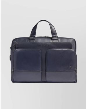 Piquadro Laptop And Tablet Carrying Bag - Blue
