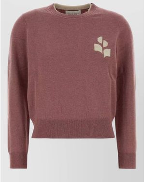 Isabel Marant Cotton Wool Sweatshirt - Pink