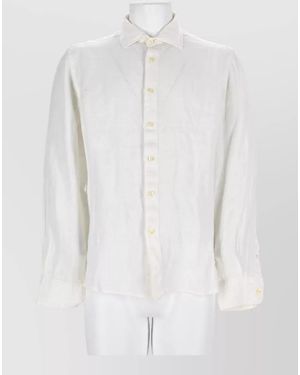 120% Lino Linen Shirt - White