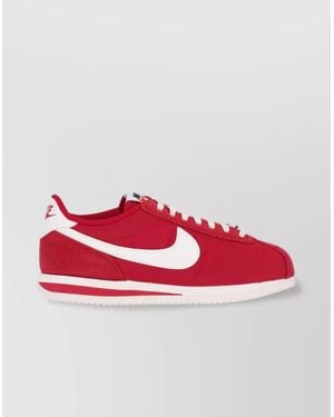Nike Low Top Rubber Sole Sneakers - Red