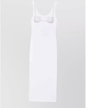 Gcds Hello Kitty Crystal Jersey Tank Dress - White