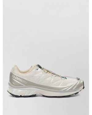 Salomon Xt-6 Low Trainers Mesh Upper Pull Tab - White