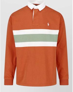Polo Ralph Lauren Short-Sleeve Polo Shirt - Orange