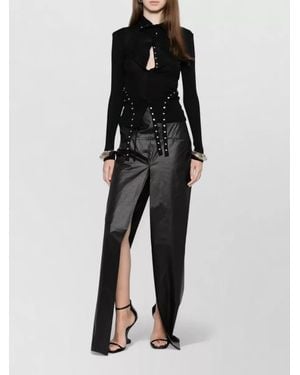 Rick Owens Panelled Maxi Skirt - Black