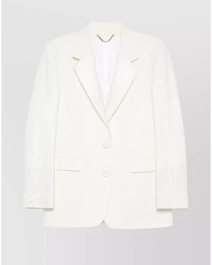 Golden Goose Single-Breasted Blazer - White