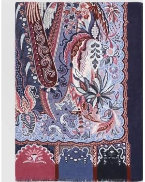 Etro Modal Scarf - Blue