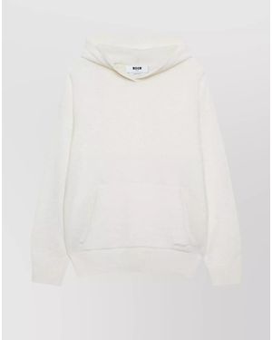 MSGM Cashmere Wool Jumper - White