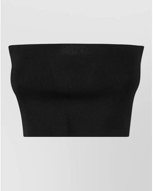 Liviana Conti Viscose Bandeau Top - Black